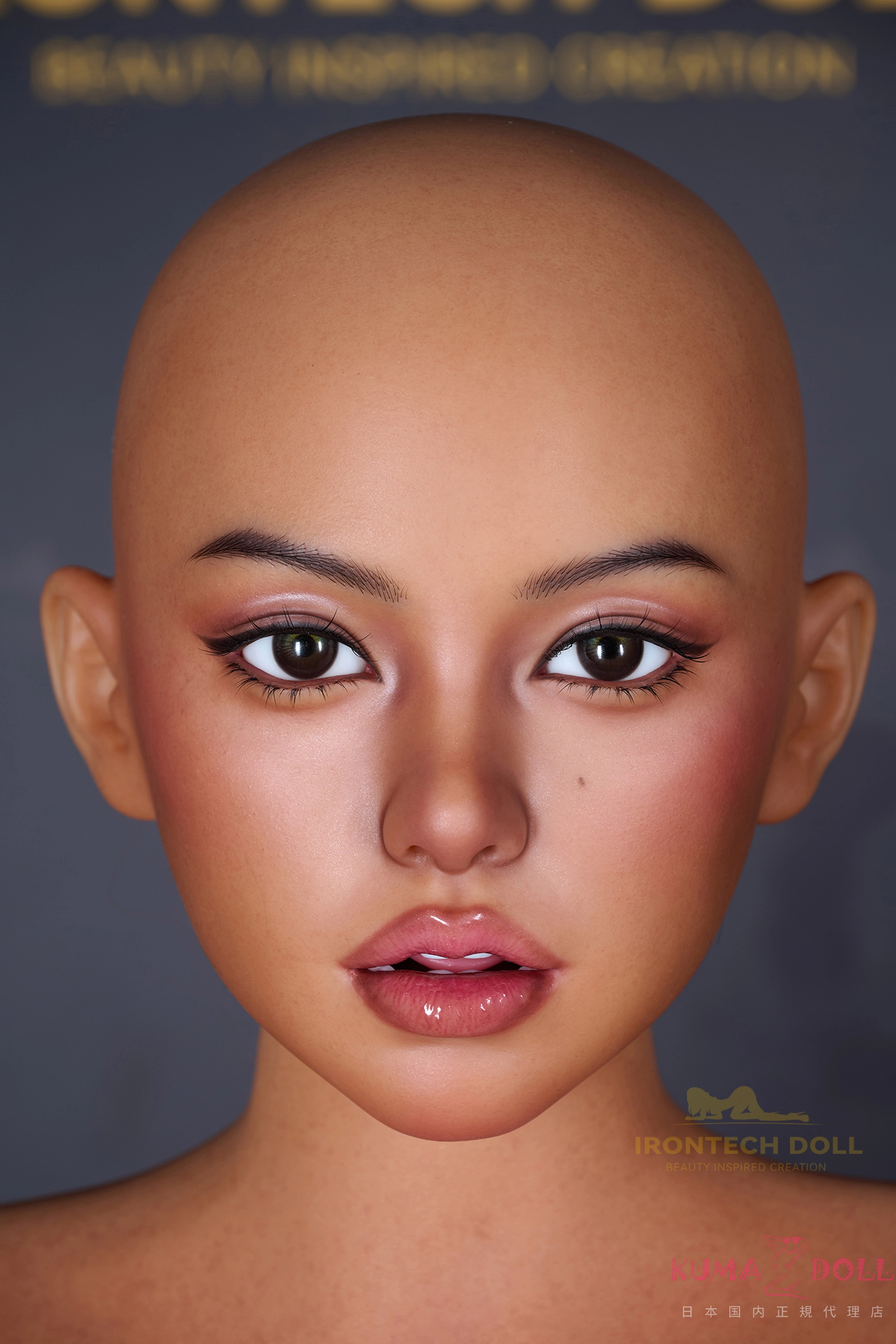 Irontech Doll 164cm Eカップ S40ヘッド Eileen 顔のクローズアップ