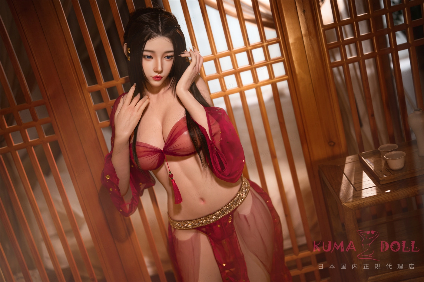 芸妓風 161cm Hカップ 中国古典風 リアルドール 媛爻ヘッド Yuluoclub・御蘿社